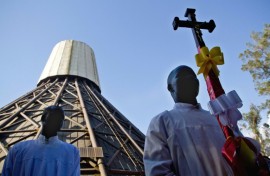 The shrine for the martyrs in the Kampala suburb of  Namugongo is a major pilgrimage site 