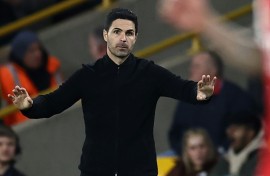 Mikel Arteta's Arsenal are top of the Premier League table