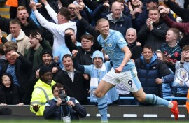 Manchester City striker Erling Haaland