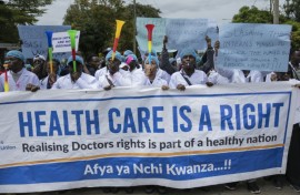 Kenyan doctors have been on strike since mid-March 