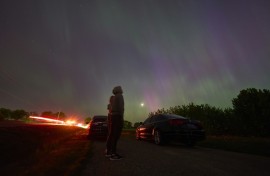A solar storm could  bring auroras -- also known as 'Northern lights' or 'Southern lights,' depending on the hemisphere -- to night skies where such phenomenon aren't normally visible