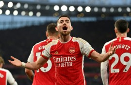 Arsenal midfielder Jorginho has played 35 games for the club this season