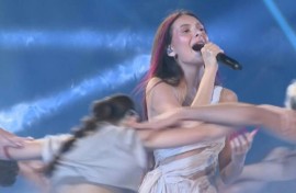 Croatian singer Baby Lasagna, who came second at the Eurovision Song Contest singing 'Rim Tim Tagi Dim'