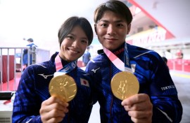 Japan's Uta and Hifumi Abe both won judo gold at the Tokyo Olympics in 2021