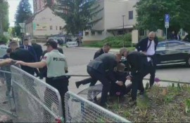 Slovakia Prime Minister Robert Fico was shot several times by a gunman after a government meeting