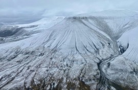 The Svalbard archipelago is located halfway between mainland Norway and the North Pole