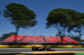Max Verstappen on his way to matching Ayrton Senna's record of eight consecutive poles in qualifying at Imola 