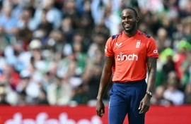 England's Jofra Archer took two wickets on his return to international cricket