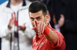 'Handled differently': Novak Djokovic celebrates after winning against Italy's Lorenzo Musetti 
