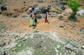 Water demand is increasing in India, the world's most populous nation, but supplies are shrinking