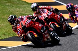 Francesco Bagnaia at the Italian MotoGP sprint race