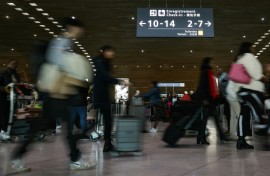 Passengers at Paris Charles de Gaulle