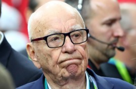 Rupert Murdoch, seen here at the Super Bowl in 2017, has married for a fifth time at age 93 