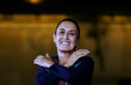 Claudia Sheinbaum celebrates her election as Mexico's first woman president