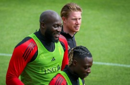 Romelu Lukaku (L) and Kevin De Bruyne are central to Belgium's hopes at Euro 2024