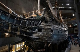 Ill-fated: the 17th-century Swedish warship Vasa in Stockholm 