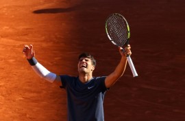 Carlos Alcaraz is the youngest man to reach Grand Slam finals on all three surfaces