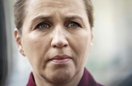 The attack on Mette Frederiksen drew widespread condemnation 