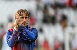 Croatia and Real Madrid midfielder Luka Modric will be looking to get the best of his Barcelona counterpart Pedri