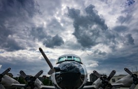 A WP-3D Orion aircraft, nicknamed 'Kermit,' has been flying into the powerful hurricanes since the 1970s, but the turboprop has been refurbished with state-of-the-art meteorological equipment