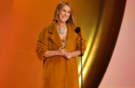 Celine Dion made a surprise appearance in February at the Grammy Awards