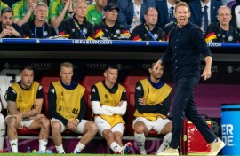Germany coach Julian Nagelsmann was not pumping the brakes after Friday's 5-1 win over Scotland