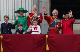Catherine, Princess of Wales, is expected on the Buckingham Palace balcony after Trooping the Colour