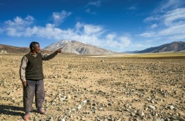 Morup Namgyal of the nomadic Changpa tribe says the Indian army prevents his people from grazing their goats in traditional areas now contested by China