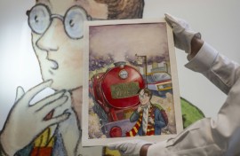 Taylor was working at a children's bookstore in Cambridge, England, when he was tapped by publisher Barry Cunningham at Bloomsbury to paint the image