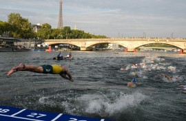 Several Olympic swimming test events were cancelled last year because of pollution 