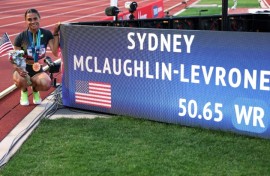 Sydney McLaughlin-Levrone smashed her own 400m hurdles world record to book her place in the Paris Olympics at the US trials on Sunday
