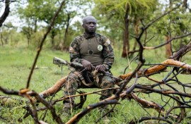 Rangers protect the national park in Chad from poachers and grazing livestock