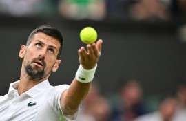 Novak Djokovic is aiming for an eighth Wimbledon title