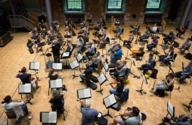 The tie-up with the London Symphony Orchestra comes from a joke in 'The Simpsons'