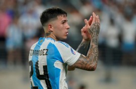 Enzo Fernandez posted a video online featuring racist chants after he helped Argentina win the Copa America