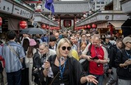 Japan has welcomed a million more foreign visitors in the first half of 2024 compared to pre-pandemic levels, logging a new record of 17.78 million