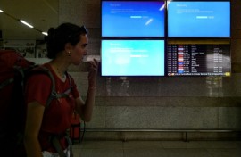 The outages affected companies relying on Microsoft Windows software: When they applied the update, the incompatible software crashed computers into a lifeless state known as the "Blue Screen of Death"