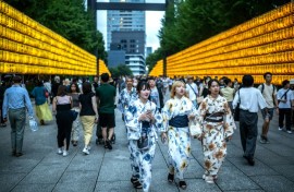 Japan has the world's second oldest population after tiny Monaco