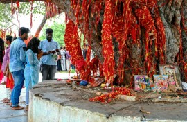 The Chilkur Balaji temple draws thousands of visitors a week