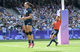 The US' Ilona Maher has been called 'a superstar of these Games'  