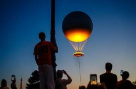 Reservations to see the balloon up close have now sold out