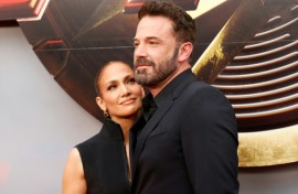 Jennifer Lopez and Ben Affleck arrive for the world premiere of 'The Flash' in Hollywood, California in June 2023
