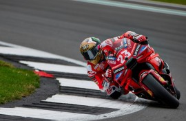 Ducati's Italian rider Enea Bastianini won the British MotoGP 