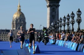 The mixed relay ended in a thrilling sprint finish