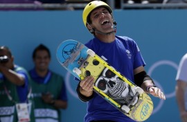 British skateboarder Andy Macdonald made his Olympic debut at the Paris Games at the age of 51