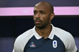 Thierry Henry will lead France into the Olympic men's football final against Spain on Friday