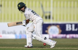 Pakistan's Saud Shakeel and Saim Ayub helped Pakistan recover to reach 158-4 on the first day of the first cricket Test against Bangladesh in Rawalpindi