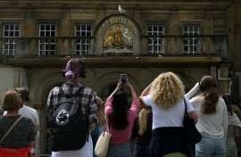 Tourists revel in the city of Bath's role as a setting for the Netflix hit 'Bridgerton' 