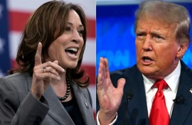 Democratic presidential candidate Kamala Harris and Republican Donald Trump will meet in their first and perhaps only debate on Tuesday