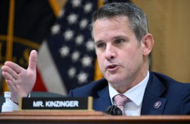 Adam Kinzinger, a Republican former member of Congress and vocal opponent of Donald Trump, is the subject of a new documentary that premiered at the Toronto film festival